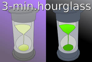temperature measurement with hourglas